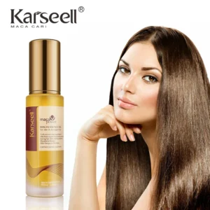 Karseell 50 مللي زيت الأرغان المغربي لشفاء الشعر بالضغط البارد زيت الأركان غير الوزن مصل الشعر للشعر الجاف التالف