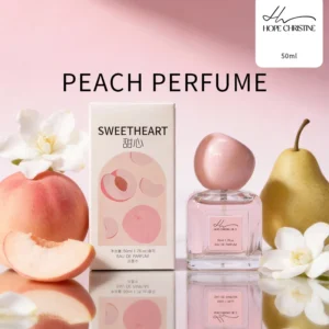 عطر HOPE CHRISTINE برائحة الخوخ للنساء، ماء عطر 50 مل طويل الأمد، هدية أنيقة لأعياد الميلاد وعيد الحب
